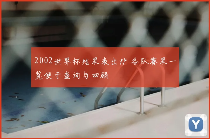 2002世界杯结果表出炉 各队赛果一览便于查询与回顾